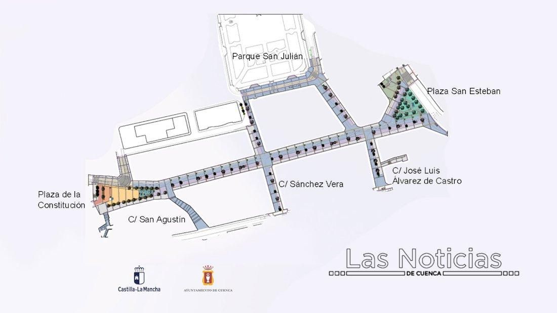 Anteproyecto de la reurbanización de la calle Carretería en Cuenca
