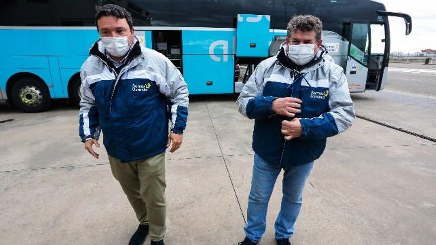 Los fundadores de Somos Ucrania, David de la Riva y Javier Colino. // Campillo / ICAL