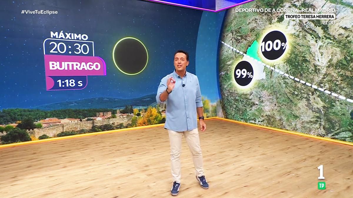 'Aquí la Tierra' (27.3%) arrasa con el abrazo de España al inolvidable eclipse solar y logra su récord histórico en RTVE