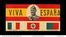 El eje fascista España-Italia-Alemania. Fotograma del documental 'La causa de Franco'