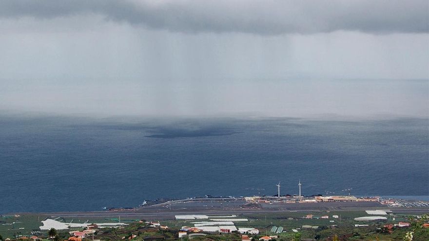 Foto de archivo de la zona este, con el Aeropuerto de La Palma.