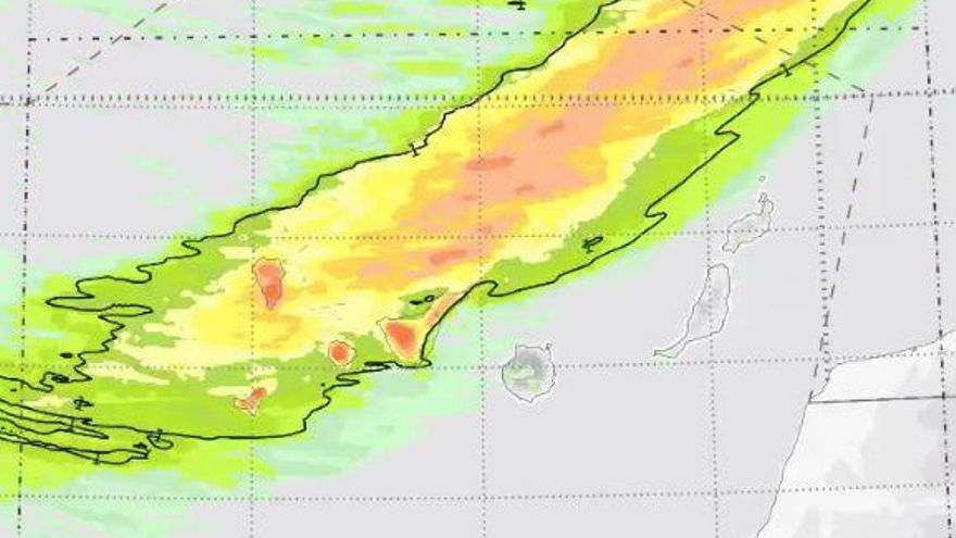 La borrasca Bárbara pone en aviso a Canarias por fuertes vientos y lluvia