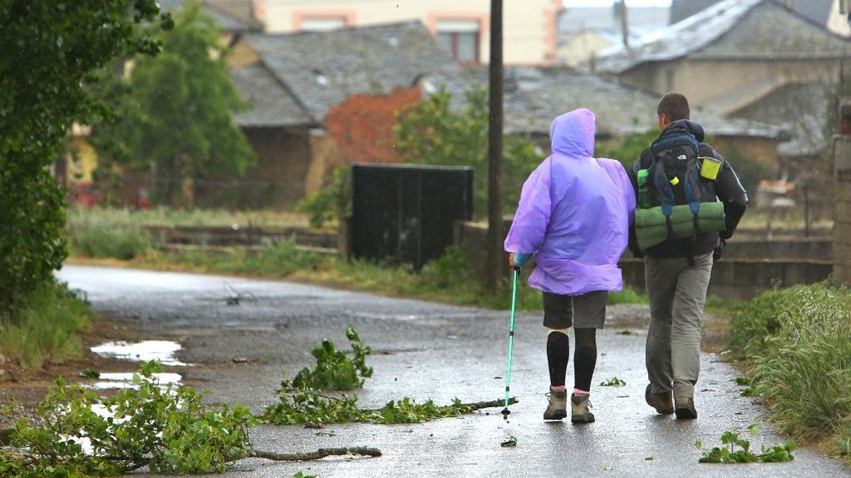 Alerta en León por la borrasca Claudia: lluvias y rachas fuertes de viento hasta el domingo