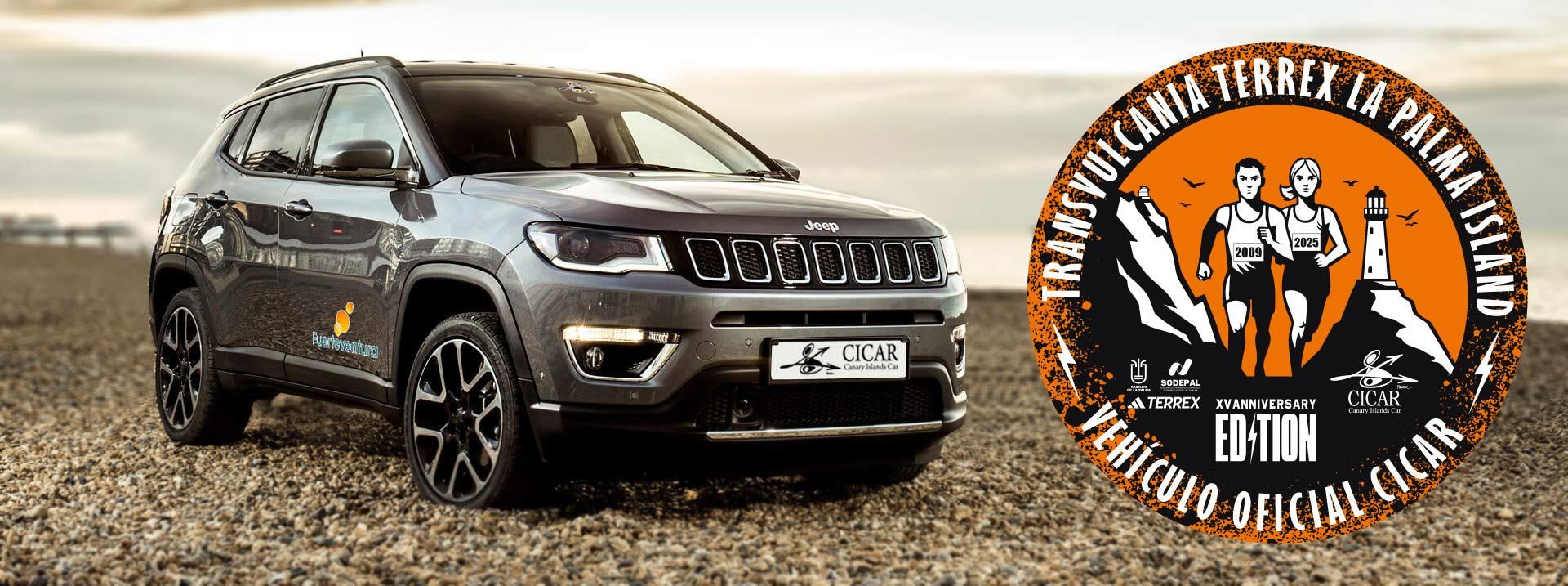La empresa de alquiler de vehículos Cicar renueva su patrocinio con la Transvulcania Adidas Terrex.