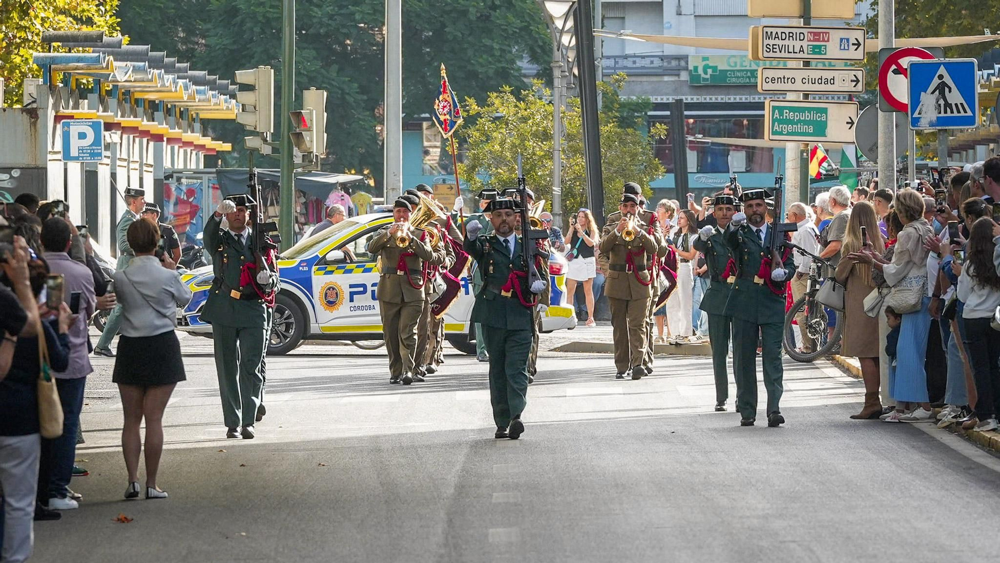 Desfile de la Guardia Civil por el Día de la Hispanidad