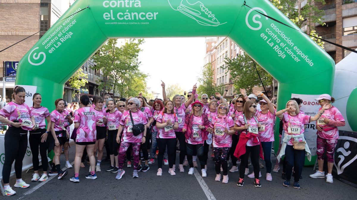 Salida de la Carrera de la Mujer por la Investigación de Logroño