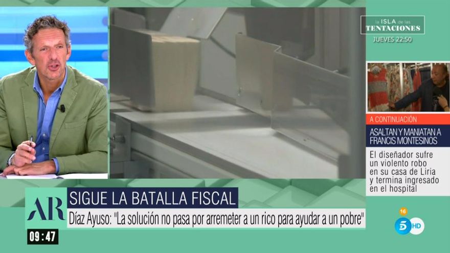 Joaquín Prat, a sus compañeros de realización: "¿No tenemos otras colas? Yo es que ya me mareo"
