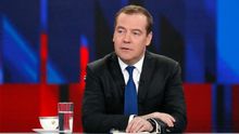 Russian Prime Minister Dmitry Medvedev attends an annual televised interview with Russian TV channels during a program 'Conversation with Dmitry Medvedev' to sum up the results of government's work over the year at the Ostankino TV Center in Moscow, Russia, 05 December 2019. (Rusia, Moscú) EFE/EPA/DMITRY ASTAKHOV / SPUTNIK / GOVERNMENT PRESS SERVICE POOL MANDATORY CREDIT