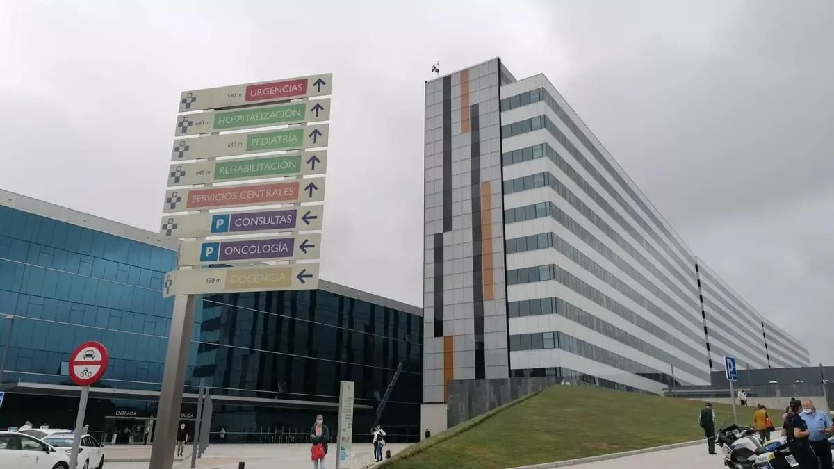 Hospital Universitario Central de Asturias (HUCA), en Oviedo.
