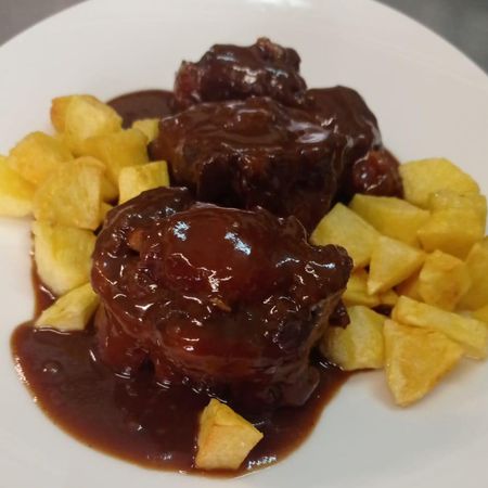 Uno de los platos del Meson Sierra Alta