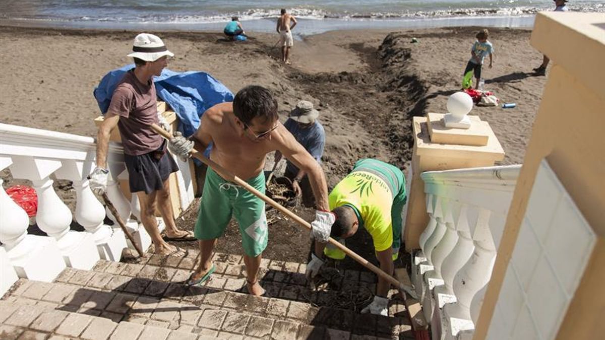 Efectos del temporal en Gran Canaria