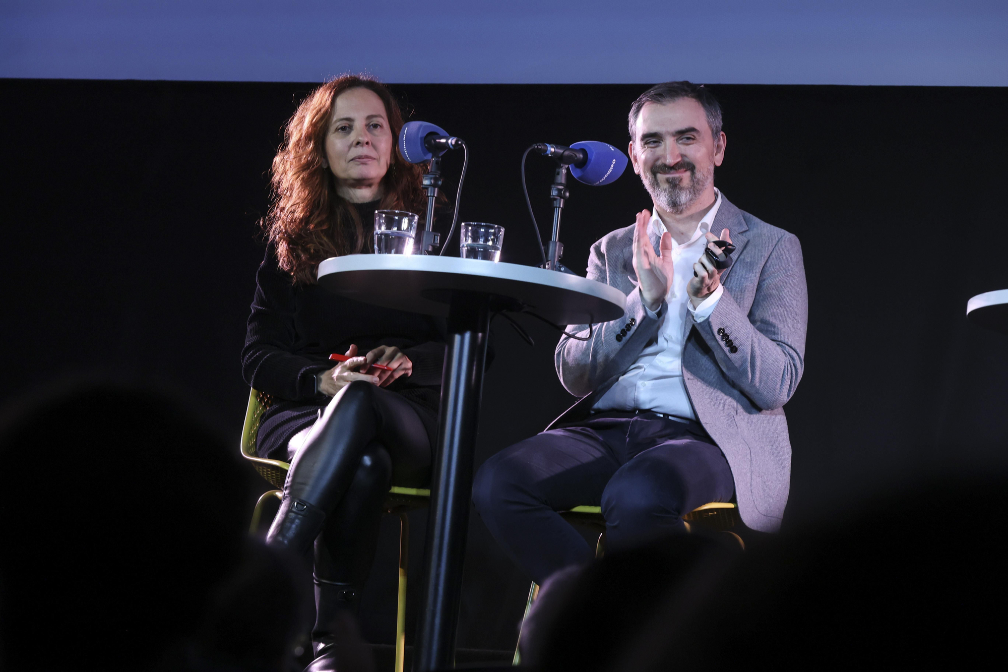 Ignacio Escolar, director de elDiario.es y Neus Tomás, directora adjunta de elDiario.es