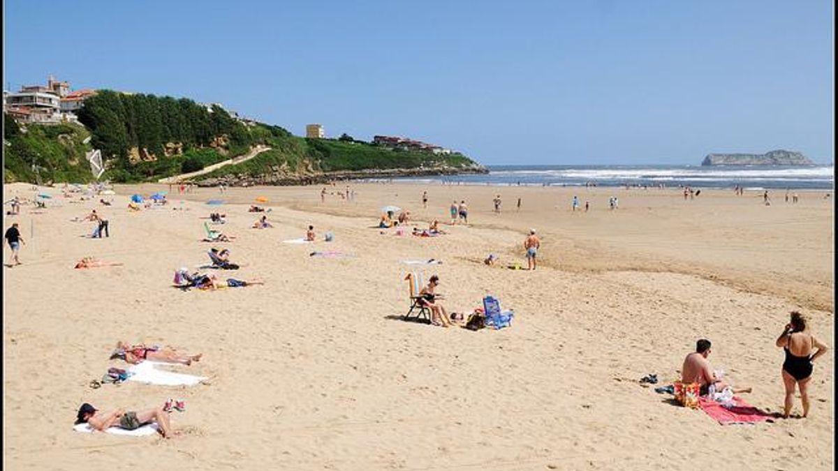 Playa de La Concha, en Suances. |  joselito.jb33