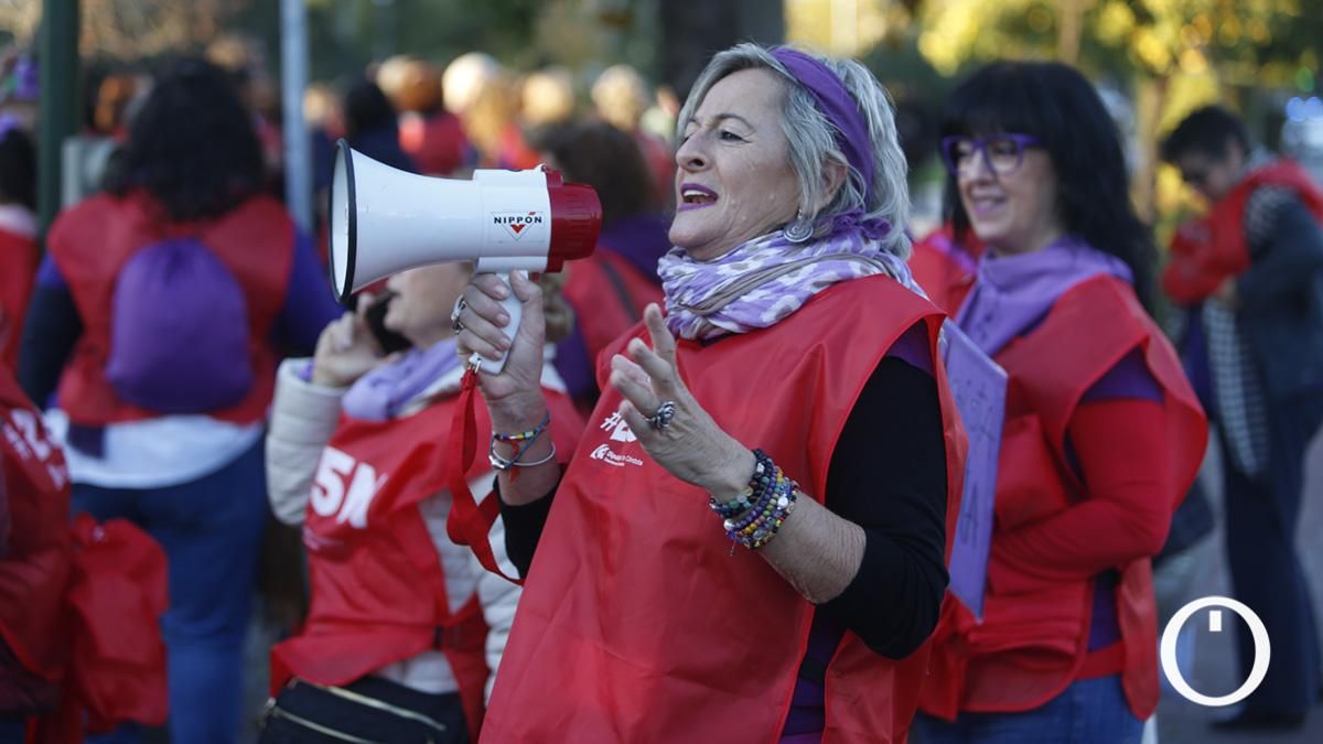 Manifestación contra la violencia machista 25N