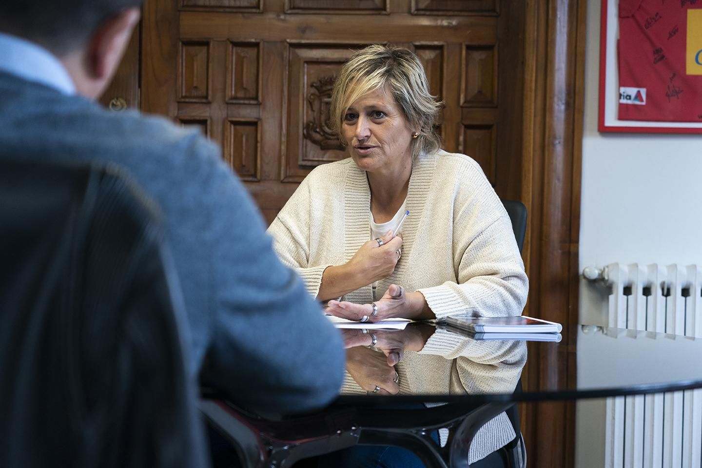 Bolado durante su entrevista con elDiario.es en el Ayuntamiento.