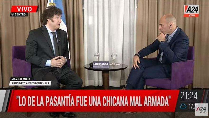 Javier Milei aseguró que someterá el plan de dolarización a un referéndum