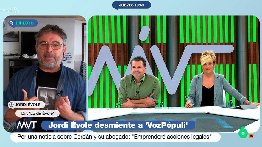 Jordi Évole corta el chiste de Cristina Pardo acerca de un bulo contra él: "Lo agradezco, pero hoy no me hace gracia"