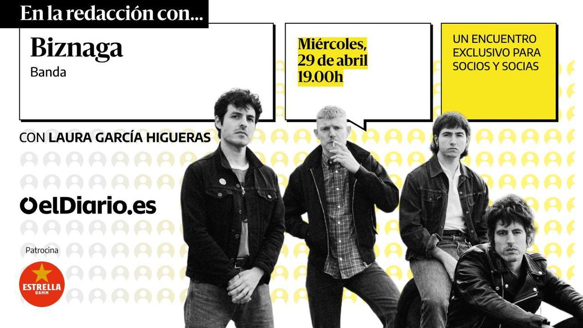 Encuentro y acústico de Biznaga en la redacción de elDiario.es