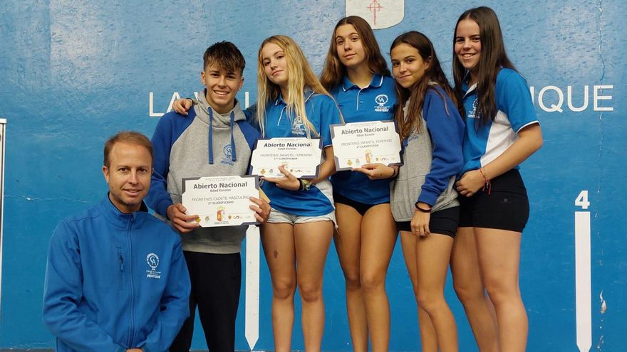 Triunfo de Alba Pinto en el quinto Open Nacional Infantil y Cadete de frontenis