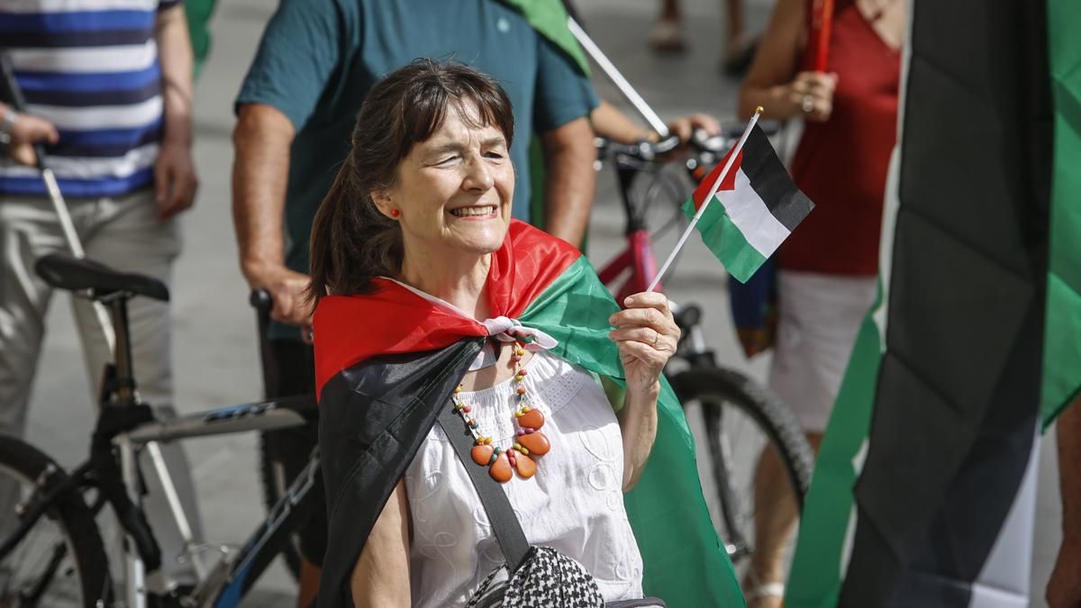 Manifestación solidaridad con Palestina
