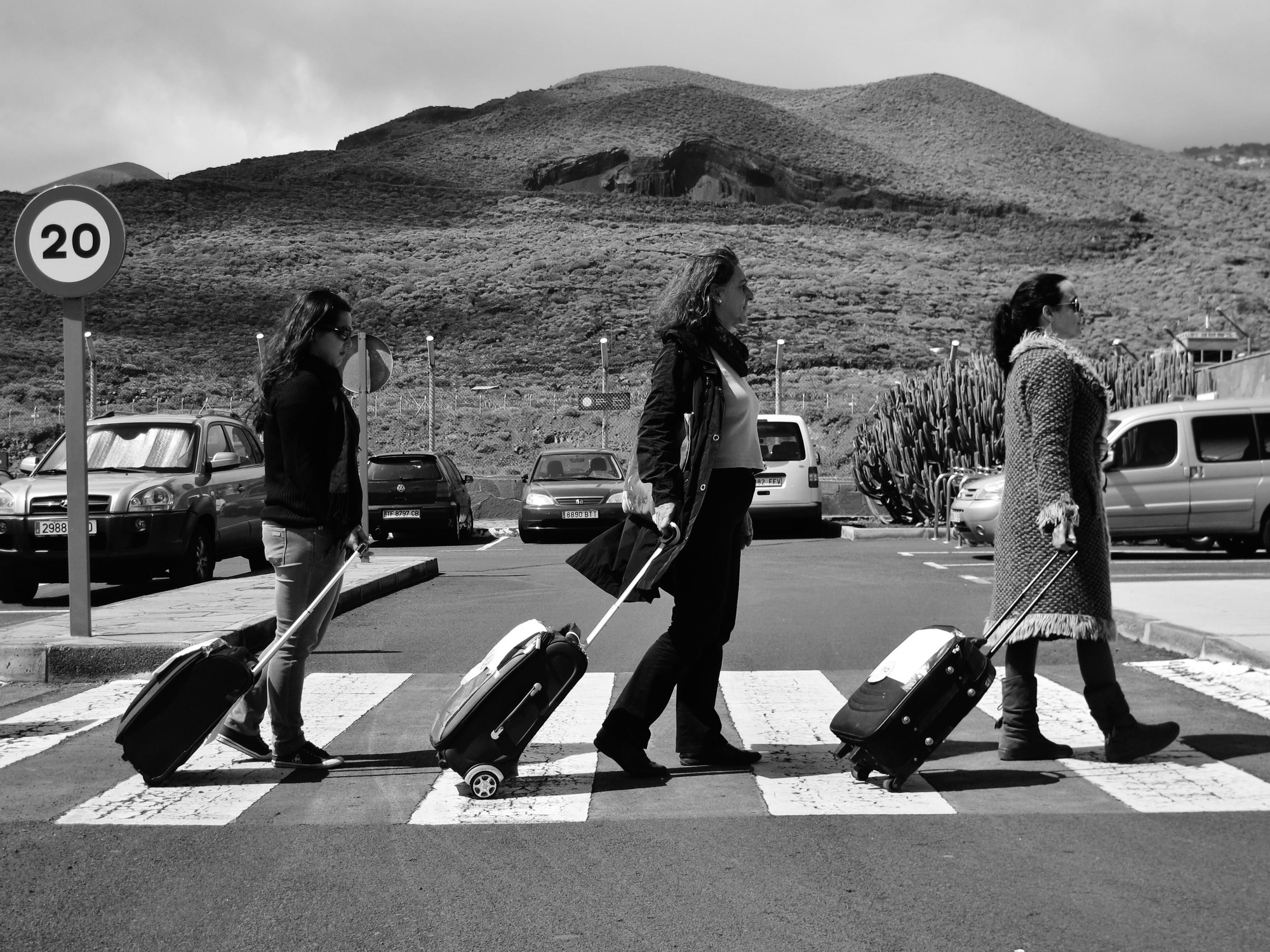 'PPes´ABORTOUR' en el Aeropuerto de El Hierro