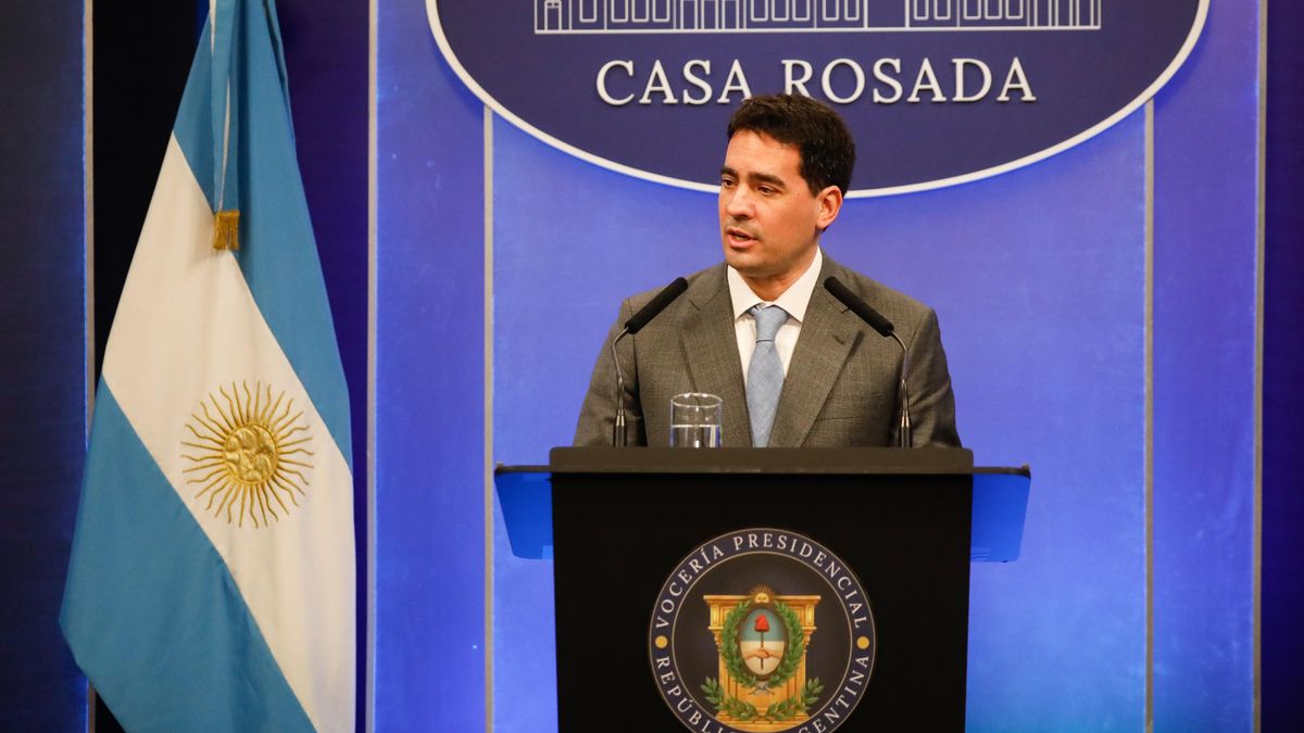 Adrián Ravier, vocero presidencial.
