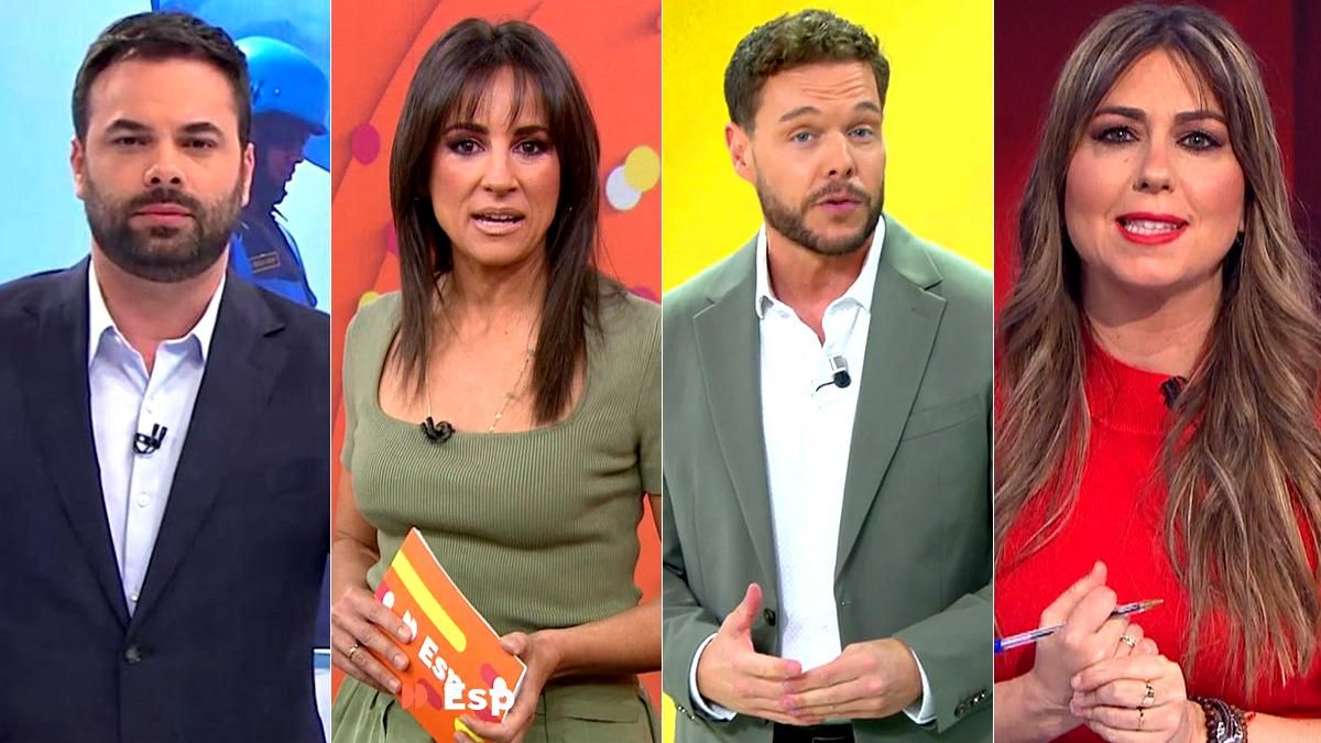 Los presentadores de TV durante la Semana Santa