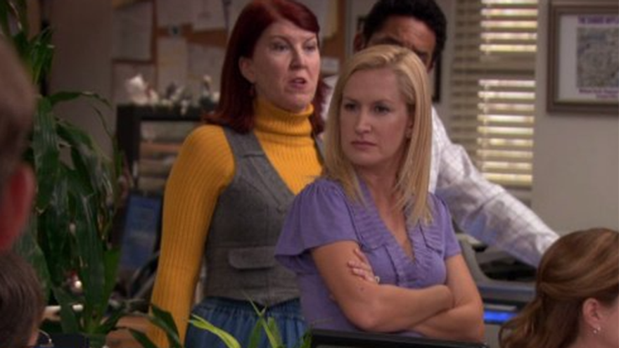Angela Martin (Angela Kinsey), en un capítulo de 'The Office'