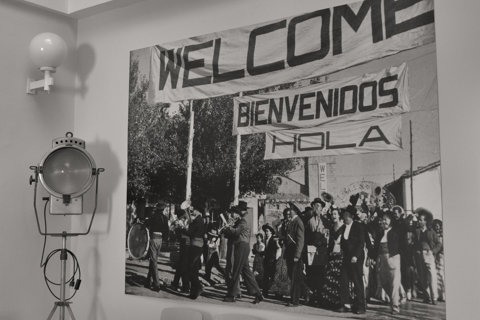Un cartel de la película en el Ayuntamiento