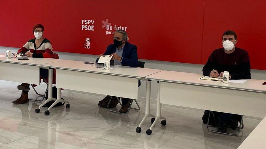 Un momento de la reunión de la mesa de seguimiento del Botànic.
