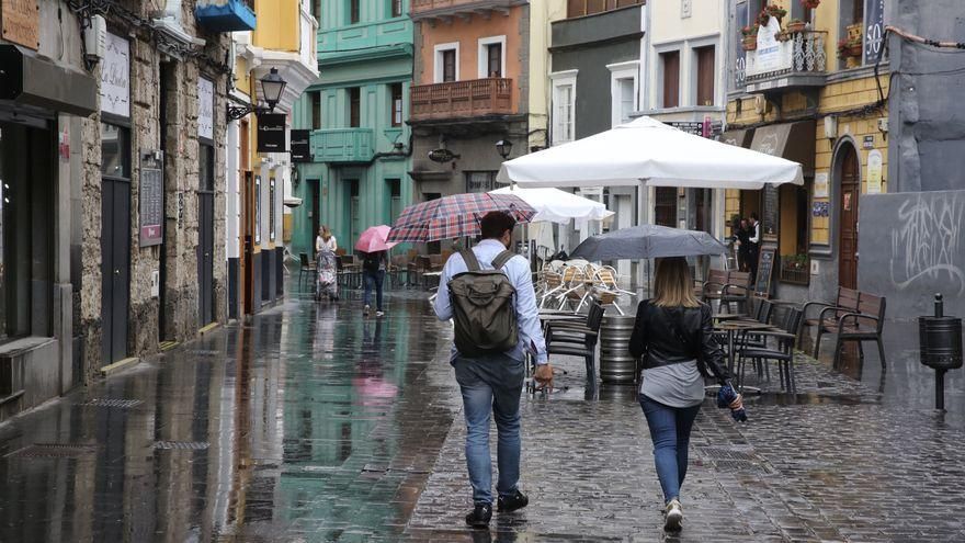Domingo pasado por agua en Canarias, con posibilidad de nieve en Tenerife y La Palma