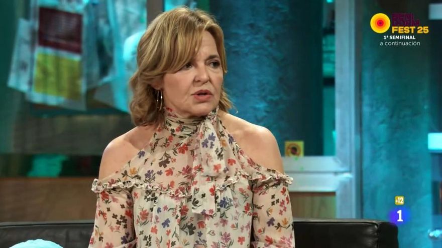 Almudena Ariza rompió una taza contra las 'fake news' y explicó a Broncano lo que pensó cuando le ficharon en TVE