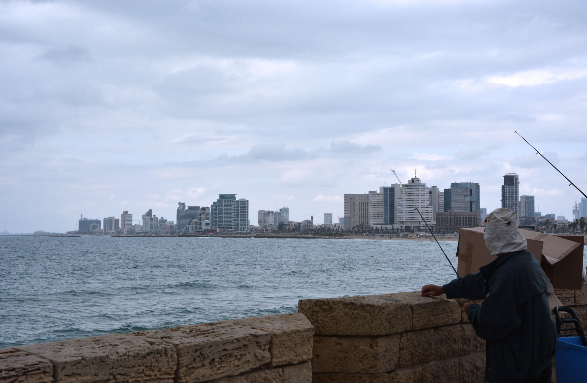 Pescador en la ciudad vieja de Jaffa. Tel Aviv / SNM