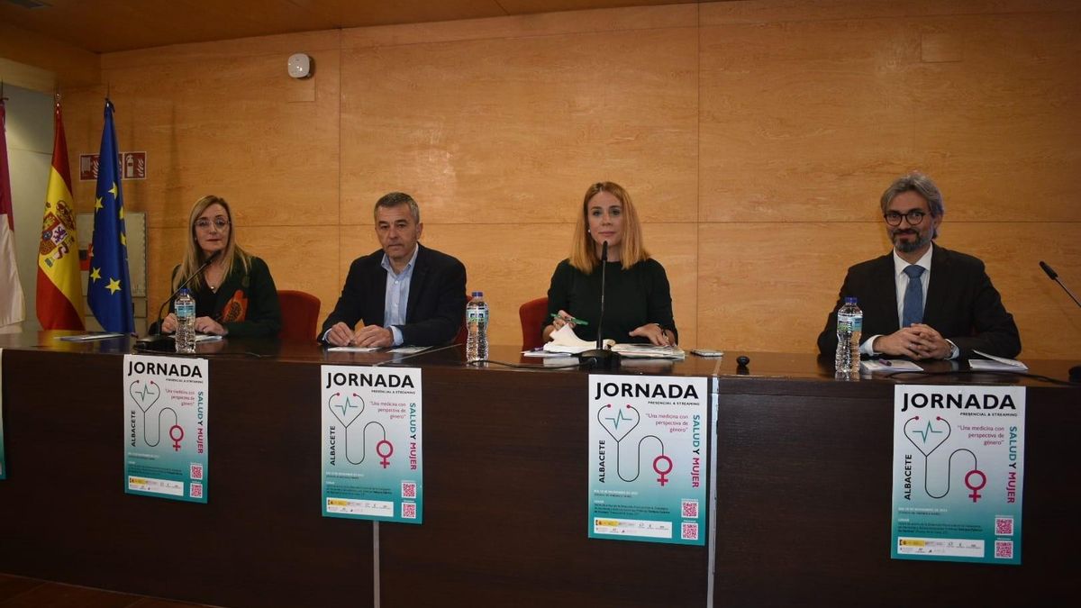 Apertura de la Jornada 'Una medicina con perspectiva de género', organizada por la Asociación de Mujeres Juezas de España en Albacete