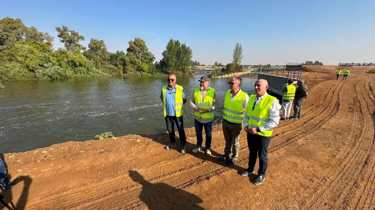 Abre el puente de la N-V en Talavera la Real para facilitar el transporte de tomate y prevenir riadas