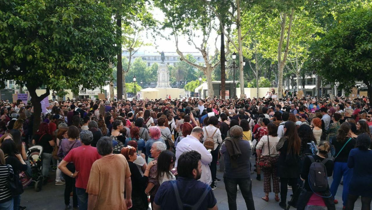 Manifestación en Sevilla por la sentencia contra La Manada