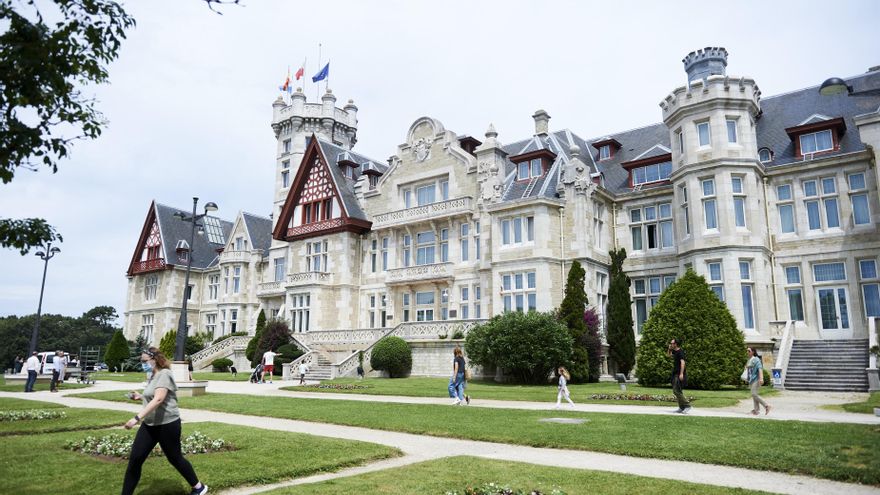 PALACIO DE LA MAGDALENA DE SANTANDER. SEDE DE LOS CURSOS DE VERANO DE LA UIMP.