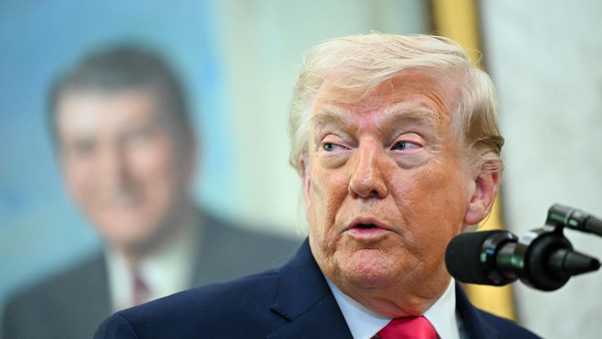 El presidente de Estados Unidos, Donald Trump. EFE/Graeme Sloan