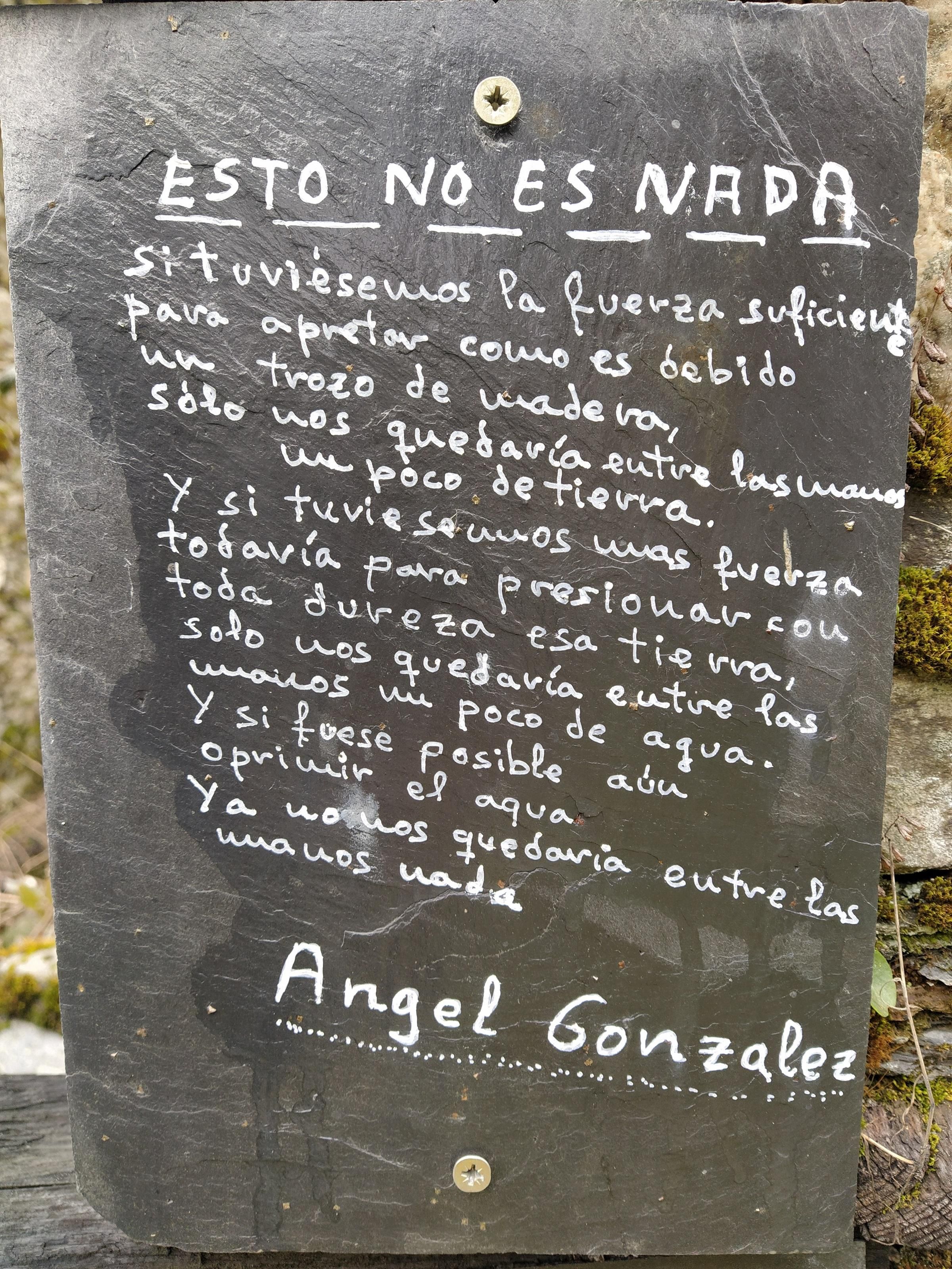 Poema Ángel González