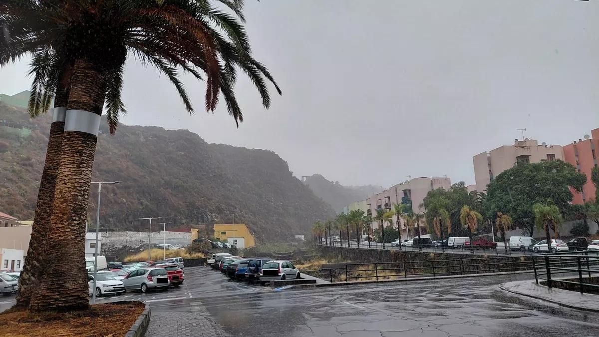 Lluvias este jueves en La Palma