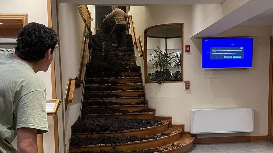 Alud en un hotel de Bariloche: un muerto, dos desaparecidos y tres heridos