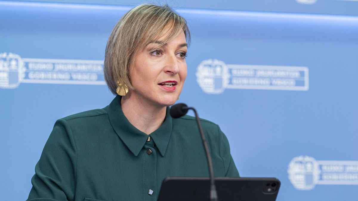Archivo - La portavoz del Gobierno Vasco, Maria Ubarretxena