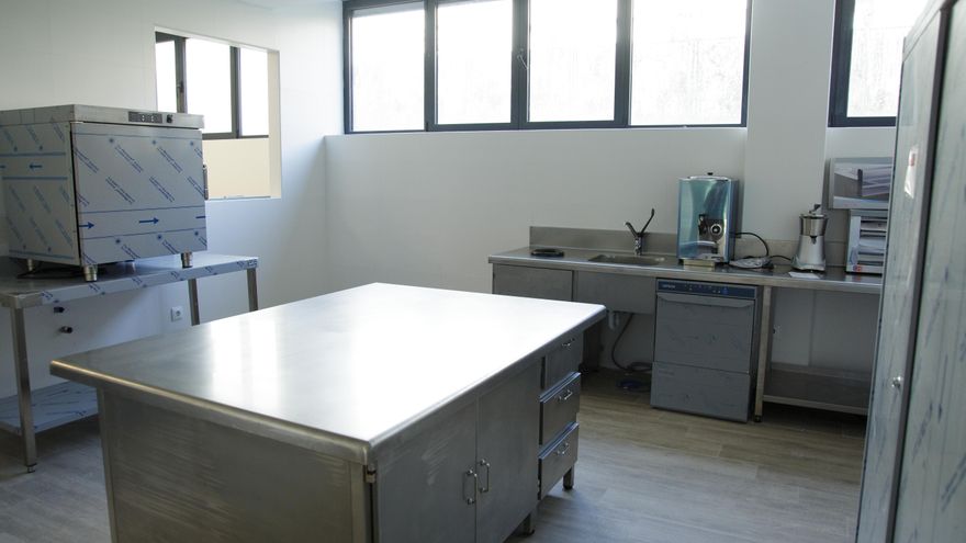 La cocina del nuevo centro de acogida para mujeres víctimas de violencia machista.