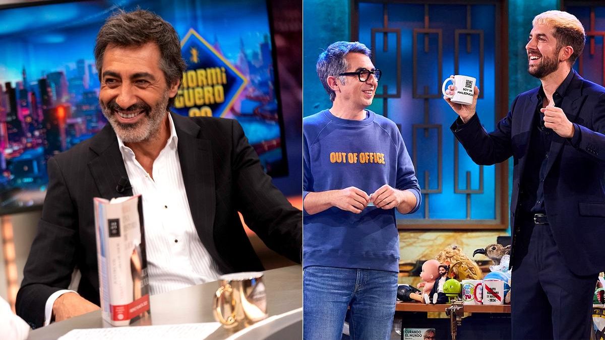 Juan del Val en 'El Hormiguero', y Berto Romero junto a Broncano en 'La Revuelta'