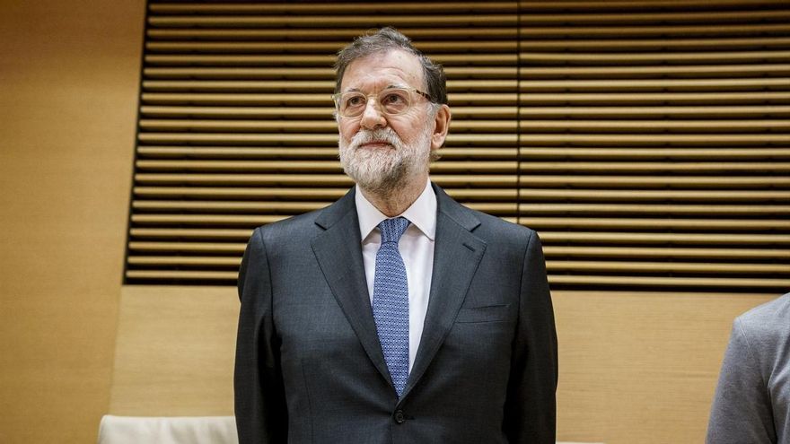 El expresidente del gobierno, Mariano Rajoy, comparece en la comisión de Investigación sobre la denominada "Operación Cataluña"