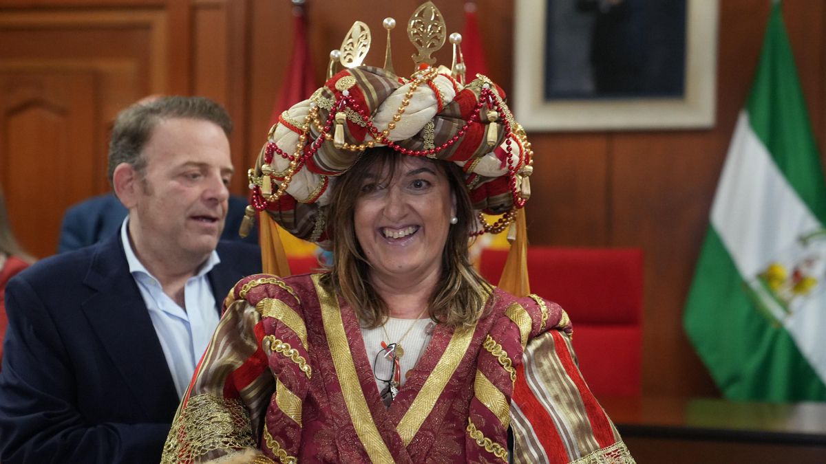 María del Mar Sánchez Espejo tras ser agraciada con el sorteo del rey Gaspar