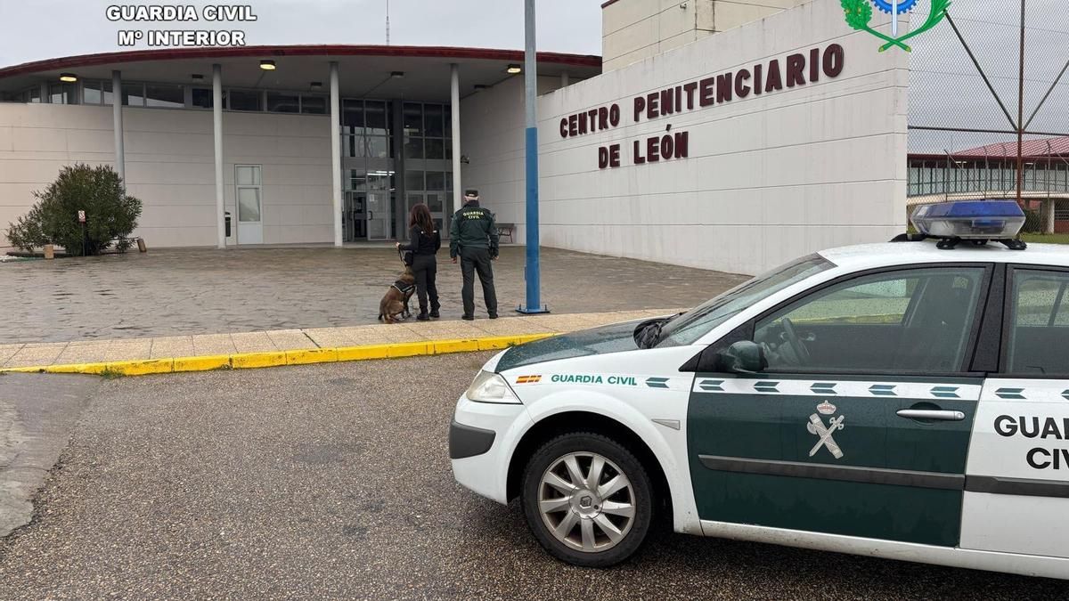 Detenida una mujer cuando intentaba introducir hachís y pastillas tranquilizantes en la prisión de León
