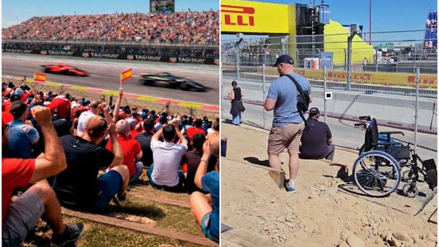 El 'césped' para ver la Fórmula 1 en Madrid centra los dardos en redes: "Un dineral por sentarse en la tierra al solazo"