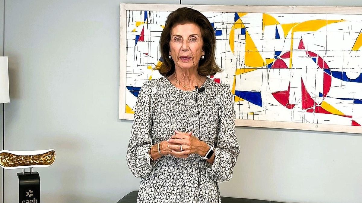 La presidenta de CAEB, Carmen Planas.