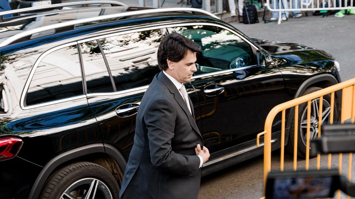 Alberto González Amador, pareja de Isabel Díaz Ayuso, llega al Tribunal Supremo para testificar